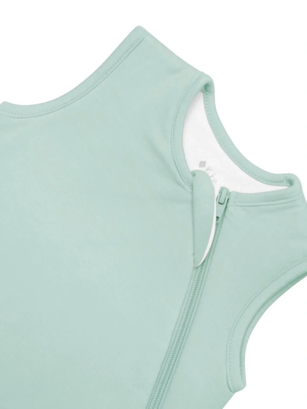 Kyte BABY Mint Sleeveless Diagonal-Zip Sleep Sack